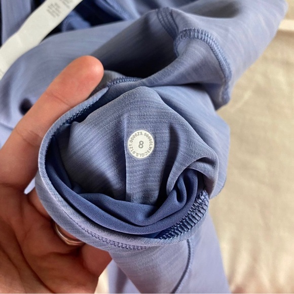 Lululemon Invigorating tights nwot Heathered Peri Purple size 6 8 - Picture 5 of 11